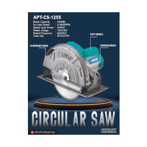 Akari Circular Saw (255Mm) (0-3800Rpm) (2 Pcs) - Apt-Cs-1255