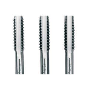 Totem M24x56.35mm Coarse Threads Carbon Steel Hand Tap Set, FBA0207359, Overall Length: 124.62 mm, Shank Diameter: 19.31 mm