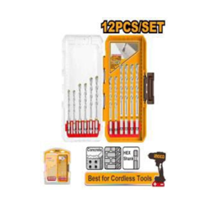 INGCO 12 PCS MASONRY DRILL BIT SET - AKDL12206