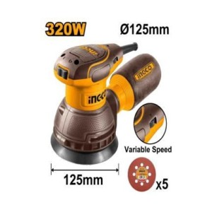 INGCO ROTARY SANDER 320W 125MM RS3216