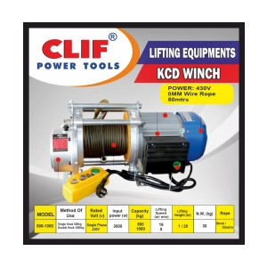 CLIF KCD WINCH 1T X 40MTR X 8MM