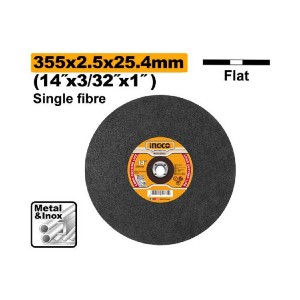 INGCO ABRASIVE METAL CUTTING DISC 355X2.5X25.4MM - MCD253551