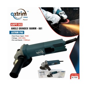 AXTRIM PRO (BLUE SERIES) ANGLE GRINDER 100MM - 801 - AXPT-302