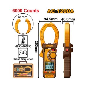 INGCO DIGITAL AC CLAMP METER - DCM610001
