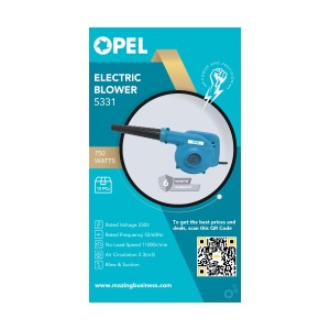 OPEL 5331 - ELECTRIC BLOWER (750 WATTS)