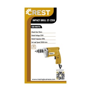 CREST 2310 - 10mm ELECTRIC DRILL WITH FOAM PCKG