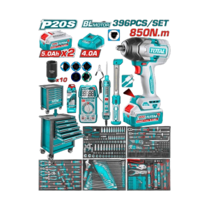 TOTAL 396 PCS TOOL CHEST SET 20V SQ.-1/2" - THPTCS83962