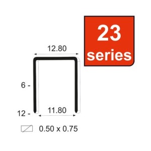 KAYMO STAPLES 23/12 HEAVY DUTY 23 SERIES ST2312HD (20000PCS/BOX)