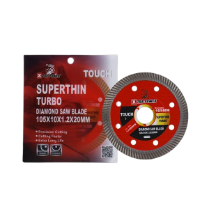 XTRA POWER DIAMOND SAW BLADE 4'' 105MMX10MM SUPERTHIN TURBO TOUCH