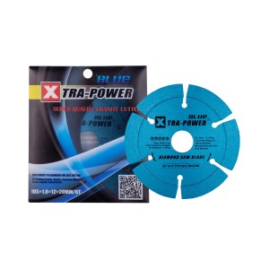 XTRA POWER DIAMOND SAW BLADE 125MMX12MM BLUE SEG