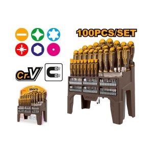 INGCO 100 PCS SCREWDRIVER SET - HKSD10028