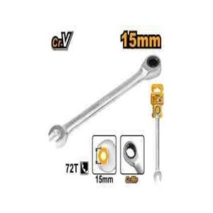 INGCO RATCHET SPANNER 15MM HCSPAR151