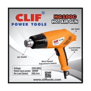 CLIF PROFESSIONAL HEAT GUN HG100C (10PCS)