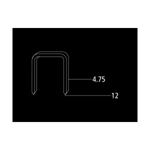 MILES STAPLES NO. 10J-10MM 10080 STAPLES