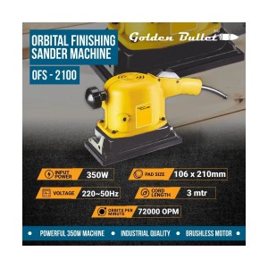 GOLDEN BULLET ORBITAL FINISHING SANDER 350W 106X210MM - OFS 2100