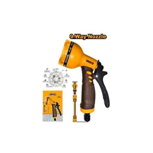 INGCO 9 WAYS SPRAY PATTERNS PLASTIC TRIGGER NOZZLE - HWSG092
