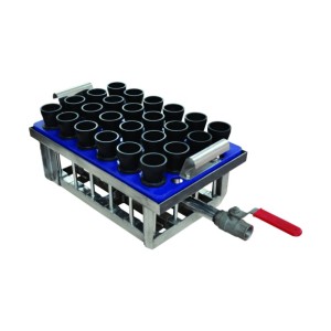 ADVANCE RINSER WITH 24 CUPS FOR GLASS SODA BOTTLES - R – 24