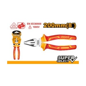 INGCO INSULATED COMBINATION PLIERS 8" - HICP28208