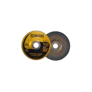 Akari DC WHEEL 125 X 6MM (5") BLACK (100PCS)