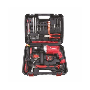 ENON PROFESSIONAL IMPACT DRILL 100PCS KIT VARIABLE SPEED F/R 710W XE-1301