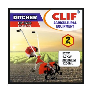 CLIF HAND PUSH DITCHER STAND FOLDING TYPE WITH DITCHER WHEEL HP 5203