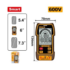 INGCO DIGITAL MULTIMETER 600V - DM16004