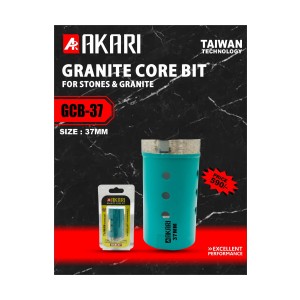 AKARI GRANITE CORE BITS (FOR ANGLE GRINDER) 37MM