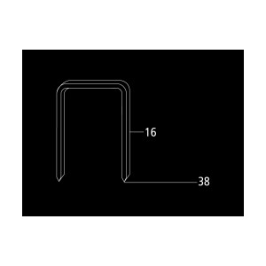 MILES STAPLES NO. 16WC-38MM 5040 STAPLES