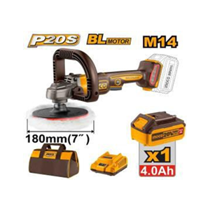 INGCO 20V CORDLESS POLISHER 180MM - APLI20181