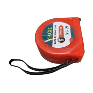 MAGIC - RED MEASURING TAPE 5 MTR - MB19 (100926)