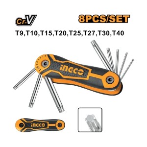INGCO 8PCS TORX KEY - HHK14083