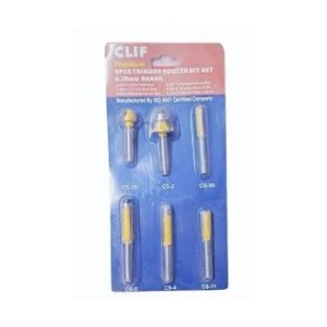 CLIF 6 PCS ROUTER BIT SET