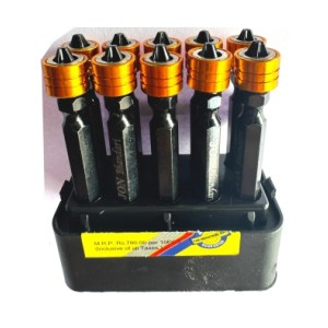 JON BHANDARI 10PCS MAGNETIC RING SCREWDRIVER BIT 65MM (PH2) S-108