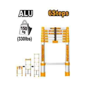 INGCO 6 STEPS TELESCOPIC LADDER 150KGS - HLAD08061