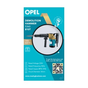 OPEL 5360 - 5KG DEMOLITION HAMMER (1450WATTS)