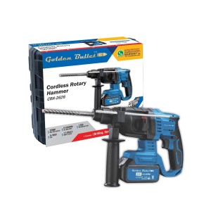 GOLDEN BULLET 20V CORDLESS ROTARY HAMMER 26MM BRUSHLESS MOTOR - CRH 2626