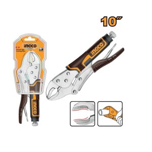 INGCO CURVED JAW LOCKING PLIER 250MM - HCJLW0210