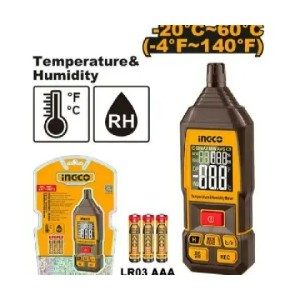 INGCO DIGITAL HUMIDITY & TEMPERATURE METER 20℃~60℃ - HETHT031