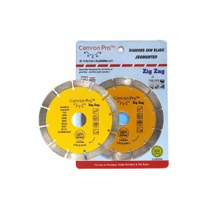 Camron Pro 4 Inch 12 Seg Diamond Saw Blade 100Mm Zig Zag