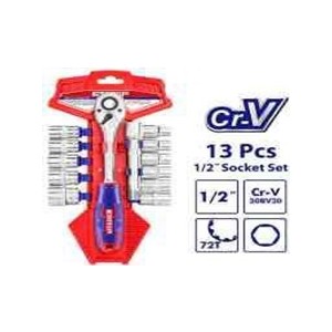 EMTOP 13 PCS 1/2″ SQ.DRIVE SOCKET SET ESKT12131