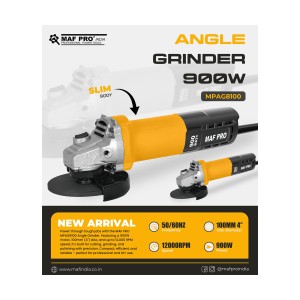 MAF PRO 4" ANGLE GRINDER 8-100 900W (SLIM BODY) - MPAG8100