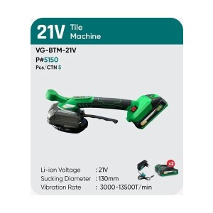BLACK STAR CORDLESS TILE VIBRATOR 21V - BS-CTN-21V