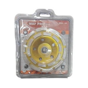 MAF PRO 5" DIAMOND CUP WHEEL SEGMENT DOUBLE ROW - MPDC-125-2