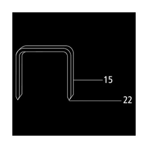 MILES STAPLES NO. 35-20MM(ZINC COATED) 2000 STAPLES MILES STAPLES NO. 35-22MM (ZINC COATED)2000 STAPLES