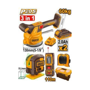 INGCO 3 PCS CORDLESS COMBO KIT 20V - COSLI260106