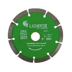 AKARI MARBLE CUTTING BLADE 5" SEG BIG BORE (LION PLUS) 22MM DZ-53