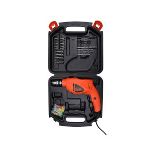 BLACK AND DECKER 10MM - 500W - DRILL KIT 50 PCS - CONSTANT SPEED - 3000 RPM HD400K50-IN