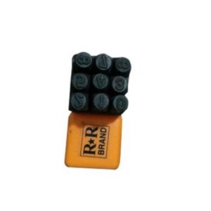 RR 1/4 inch 0-8 Marking Figure Punch Set