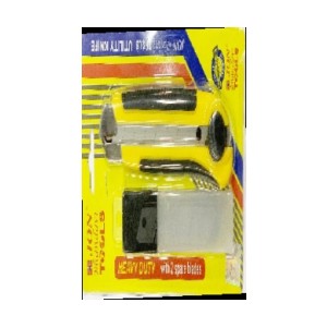 JON BHANDARI UTILITY KNIFE HEAVY DUTY WITH 2 BLADES 25MM - C-074