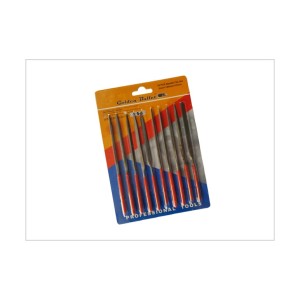 GOLDEN BULLET NEEDLE FILES 14CM X 10PCS NEEDLE FILE SET